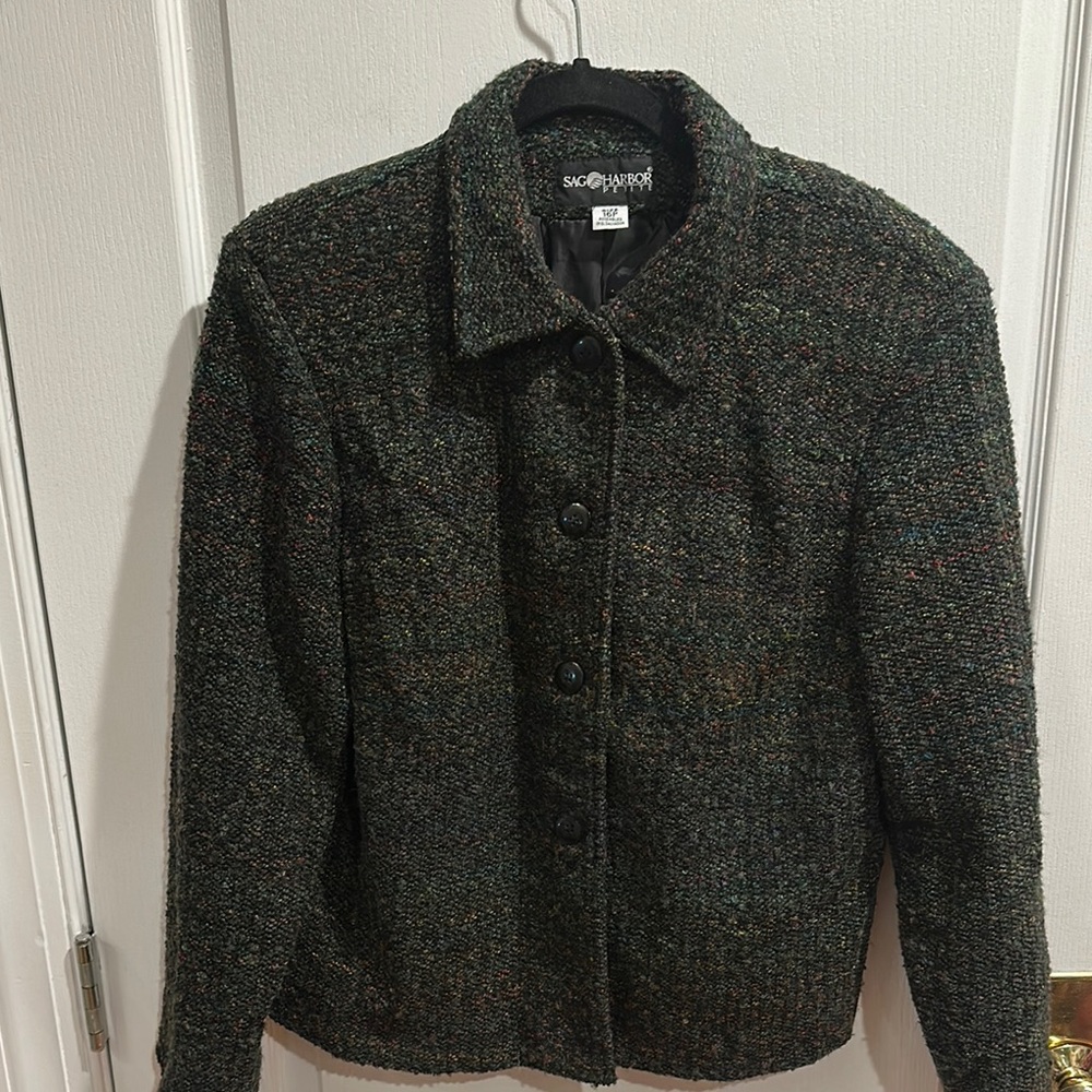 Sag Harbor Multicolor Tweed Blazer